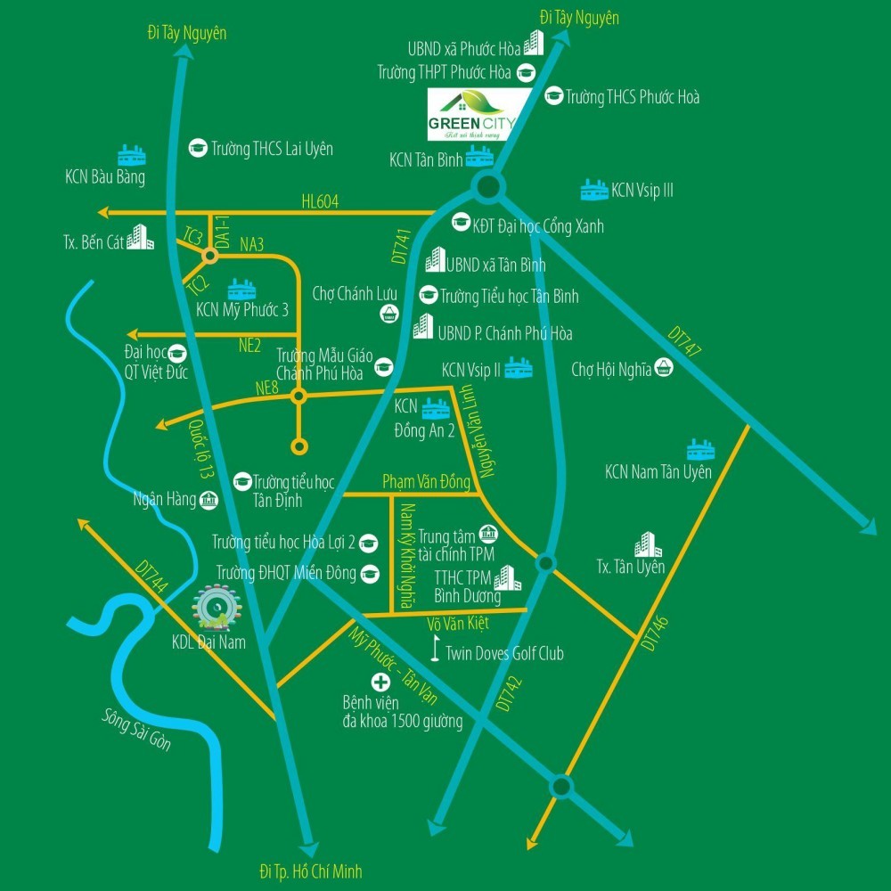 Vị trí dự án Green City